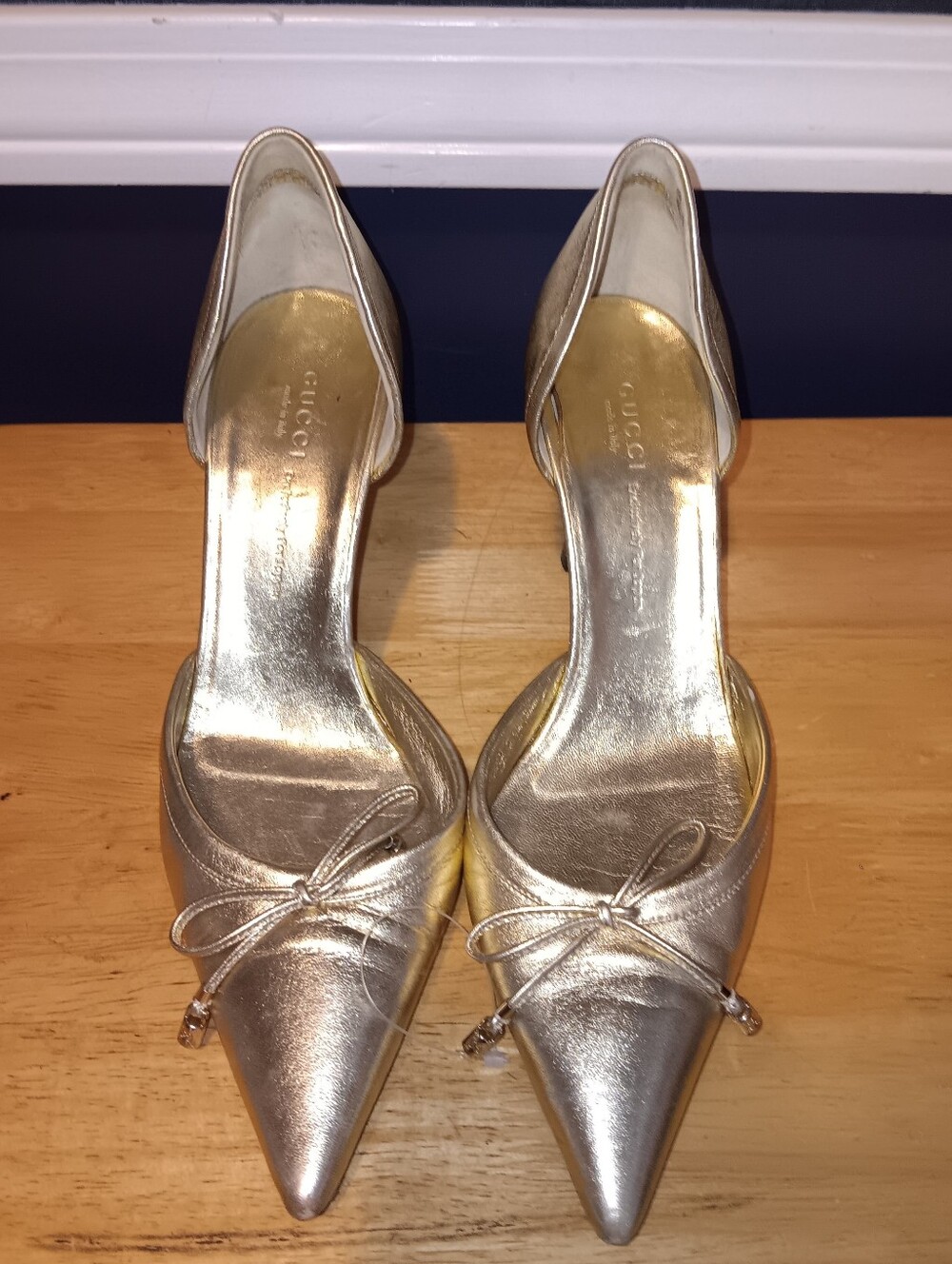 Gucci GG Japan Exclusive Leather Heels Size  38
